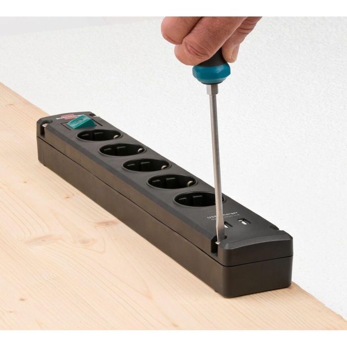 Regleta Enchufes 5 Tomas con Interruptor Brennenstuhl Bremounta 3600 W USB x 2 (3 m) 1 Regleta Enchufes 5 Tomas con Interruptor Brennenstuhl Bremounta 3600 W USB x 2 (3 m) 1