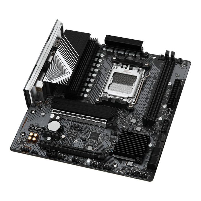 ASRock 90-MXBLA0-A0UAYZ Placa Base B650M-HDV/M.2 AMD B650 Socket AM5 Micro ATX DDR5 3