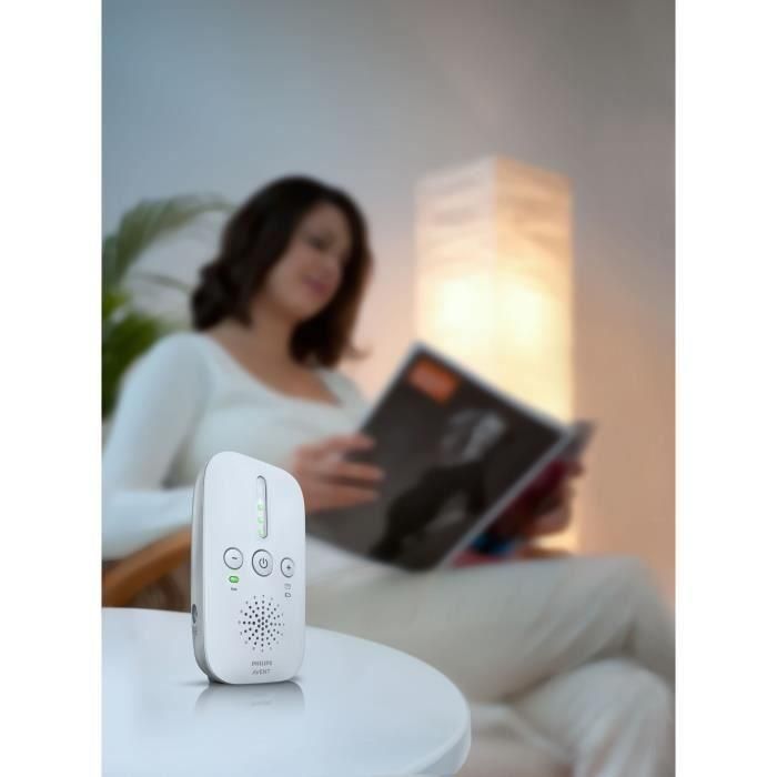 Philips Babyphone DECT SCD502 / 26 - Con batería o red eléctrica - Alcance 300 m - Función de luz nocturna 3 Philips Babyphone DECT SCD502 / 26 - Con batería o red eléctrica - Alcance 300 m - Función de luz nocturna 3