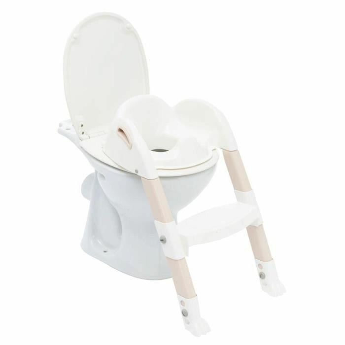Thermobaby Reductor WC Kiddyloo Marrón Brillante Asiento Entrenador Baño Bebé 2