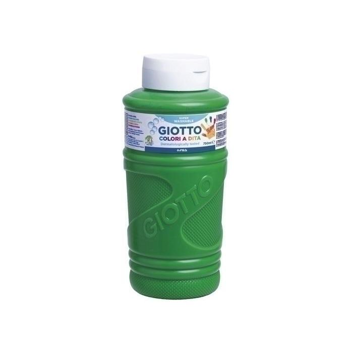 Giotto Pintura De Dedos De 750 mL Color Verde Giotto Pintura De Dedos De 750 mL Color Verde