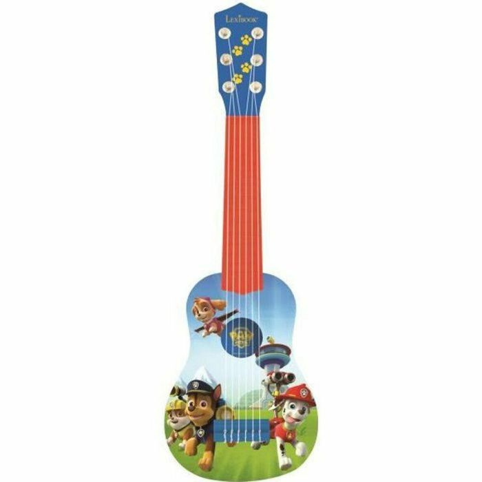 Lexibook Guitarra Acústica para Niños Paw Patrol 53 cm, 6 Cuerdas de Plástico, Perfecta para Iniciación Musical con Guía Incluida