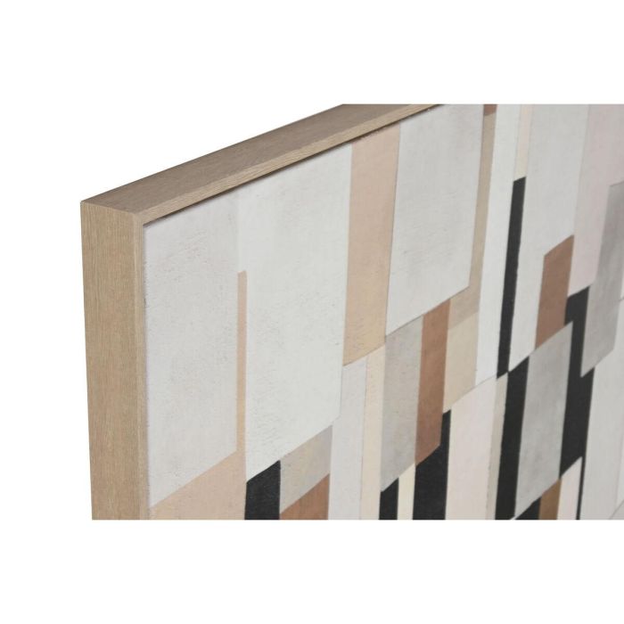 DKD Home Decor Cuadro de pared abstracto Urban Lienzo y PS Blanco y Negro 140x100 cm (2 Unidades) 3 DKD Home Decor Cuadro de pared abstracto Urban Lienzo y PS Blanco y Negro 140x100 cm (2 Unidades) 3