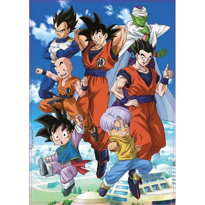 Puzzle 2x500 piezas dragon ball