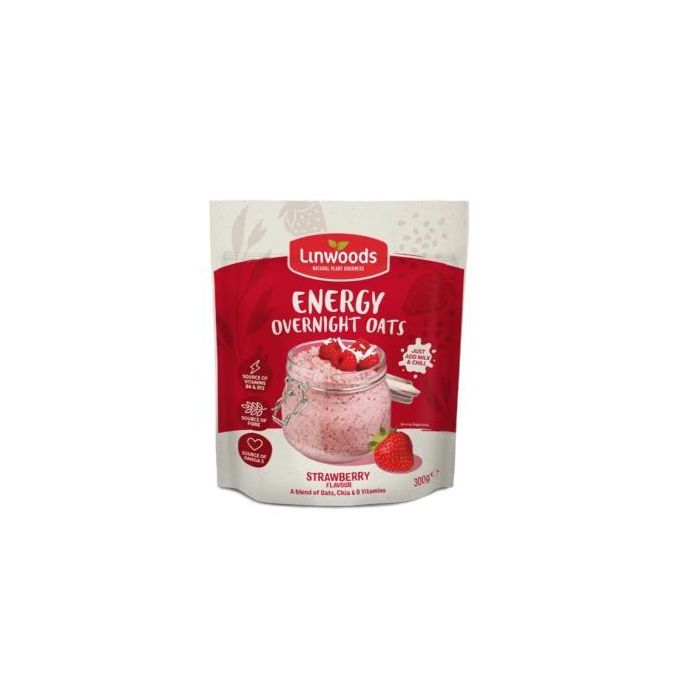 LINWOODS Avena Overnight Fresa 300g Vegan