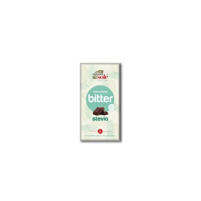 Chocolate Negro 72% Con Stevia 100Gr Sg