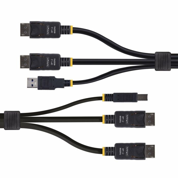 Cable adaptador Startech DDU1226-KVM-CABLE Negro 1,8 m 3 Cable adaptador Startech DDU1226-KVM-CABLE Negro 1,8 m 3