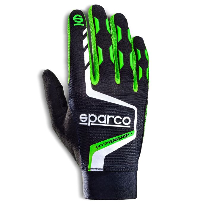 Sparco S00209511NRVF Guantes Hypergrip+ Talla 11 Negro-Verde para Sim Racing, Táctiles y Transpirables con Agarre Sparco S00209511NRVF Guantes Hypergrip+ Talla 11 Negro-Verde para Sim Racing, Táctiles y Transpirables con Agarre