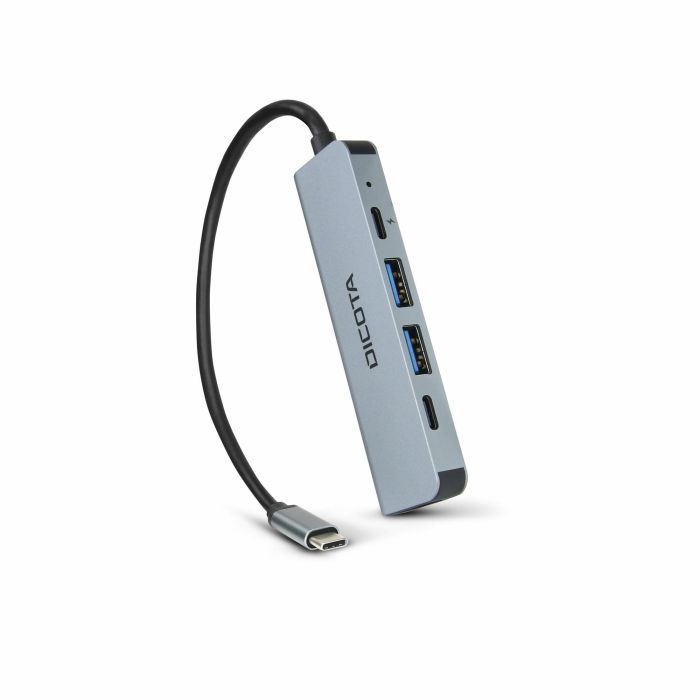 Hub USB Dicota D32060 100 W Plateado 2