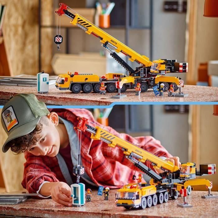 LEGO City 60409 Grúa de Construcción Móvil Amarilla, set de construcción de regalo para niños 4 LEGO City 60409 Grúa de Construcción Móvil Amarilla, set de construcción de regalo para niños 4