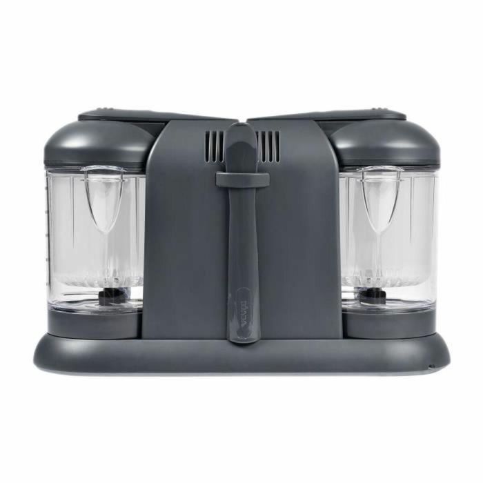 Beaba BEA3384349129521 Babycook Dúo, Robot de Cocina para Bebés, Procesador de Alimentos, Vapor y Mezcla, Gris Oscuro 5