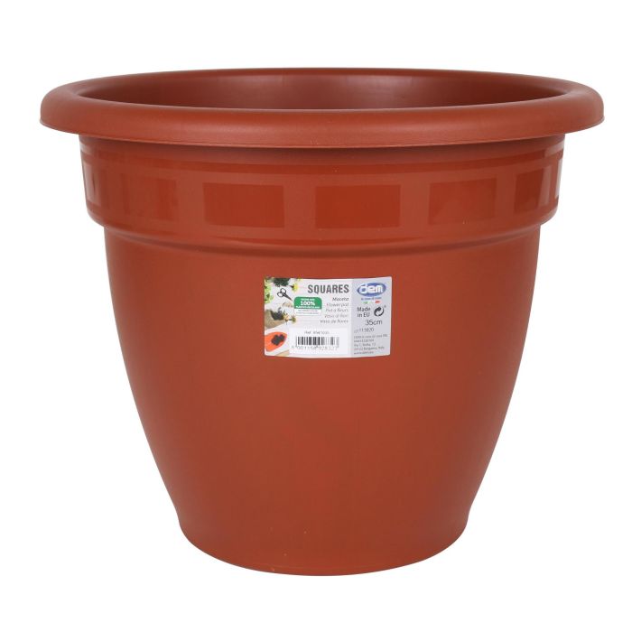 Dem Maceta 35 cm "Squares" 35x35x28.5 cm (6 Unidades)