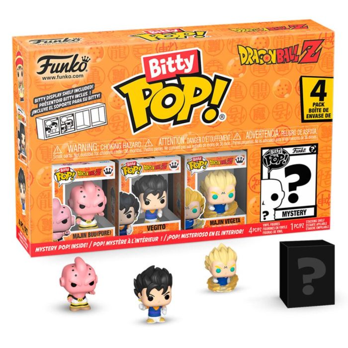 Blister 4 figuras Bitty POP Dragon Ball Z Gohan 1