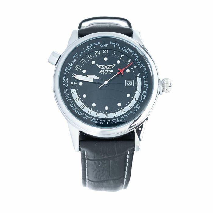 Reloj Hombre Aviator AVW6975G354 Negro 0 Reloj Hombre Aviator AVW6975G354 Negro 0