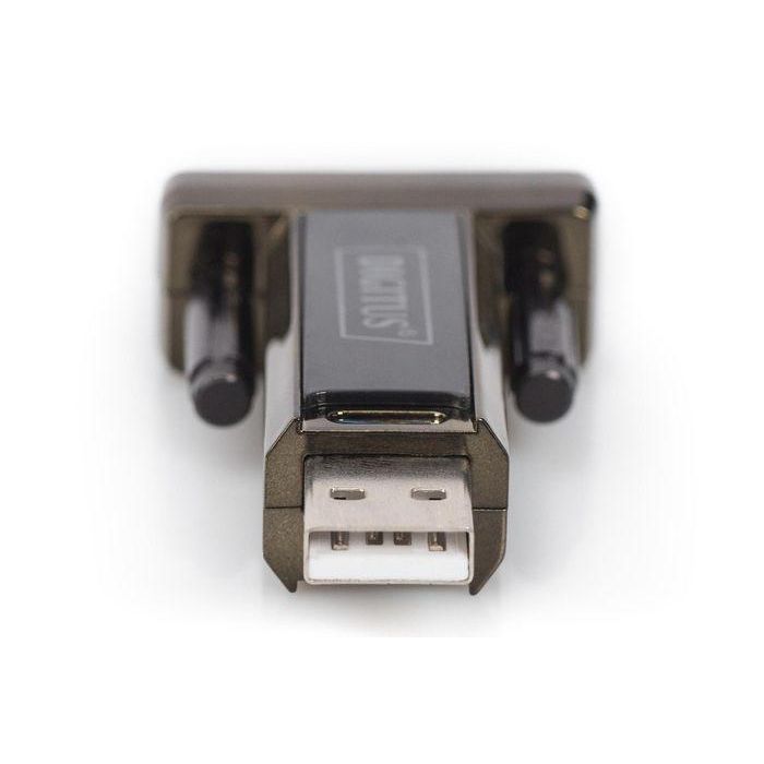 Digitus USB 2.0 to serial Converter, DSUB 9M incl. USB A Cable 80cm, FTDI chipset 4 Digitus USB 2.0 to serial Converter, DSUB 9M incl. USB A Cable 80cm, FTDI chipset 4