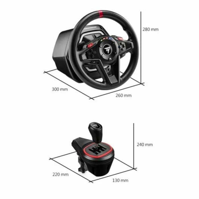 Thrustmaster T128X Shifter Pack Volante + Pedales para PC y Xbox Alámbrico 1