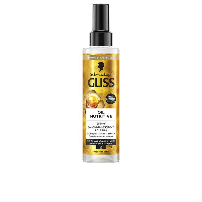 Gliss oil nutritive acondicionador spray 200 ml