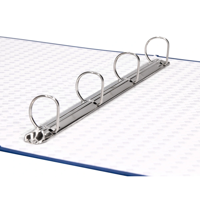 Liderpapel Carpeta de 4 anillas 25mm Mixtas Folio Cartón Forrado Azul 8