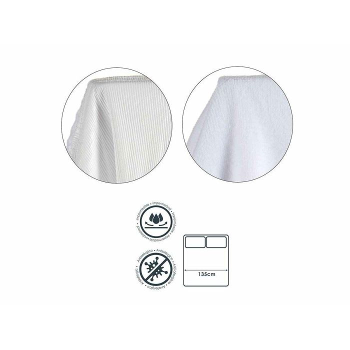 Protector de colchón Blanco 135 x 195 cm (6 Unidades) 1 Protector de colchón Blanco 135 x 195 cm (6 Unidades) 1