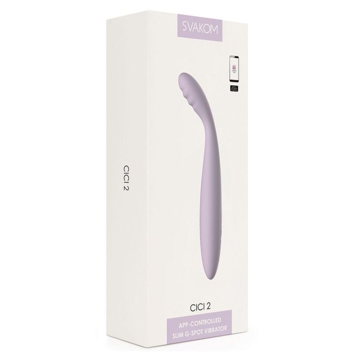 Vibrador Punto G Svakom Lila 1 Vibrador Punto G Svakom Lila 1
