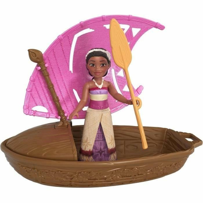 MATTEL Pirogue y sus 3 sorpresas JBT68 -Vaiana 2 3