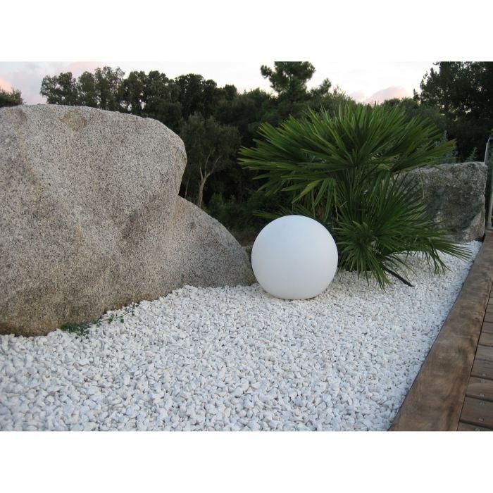 LUMISKY - Bola de luz con cable para exterior LED - blanco BOBBY - Base Ø40cm E27 2 LUMISKY - Bola de luz con cable para exterior LED - blanco BOBBY - Base Ø40cm E27 2