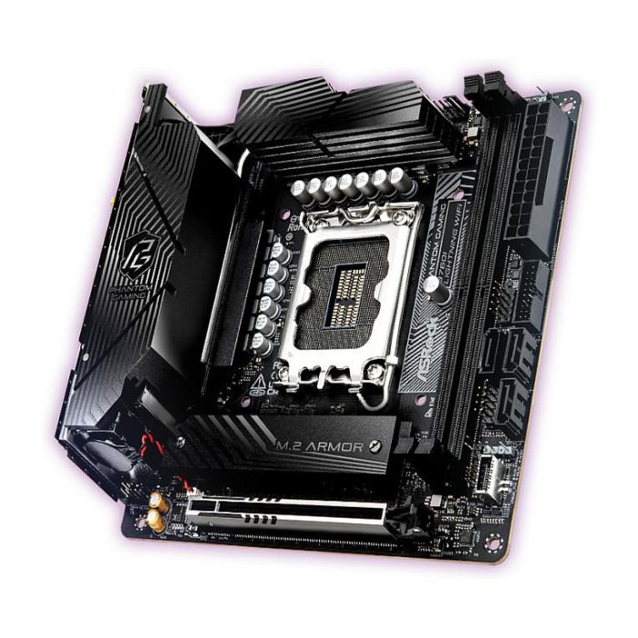 ASRock B760I Lightning WiFi Placa Base Intel LGA 1700 Mini ITX DDR5 Retail con WiFi 6E y Ethernet 2.5GbE