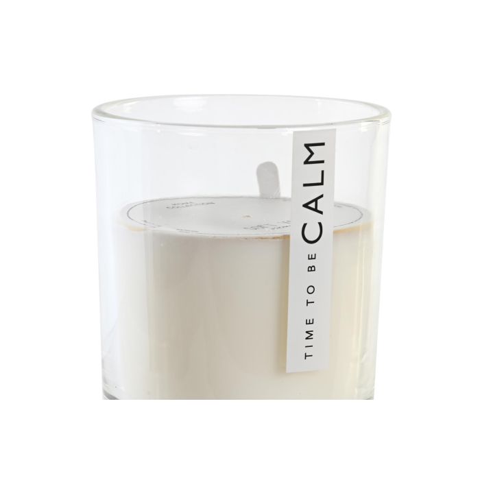 DKD Home Decor Vela Perfumada Urban con Aroma Calm de Cera Blanca 200 gr para Decoración del Hogar | 9x9x10 cm (Pack 12 Unidades) 1