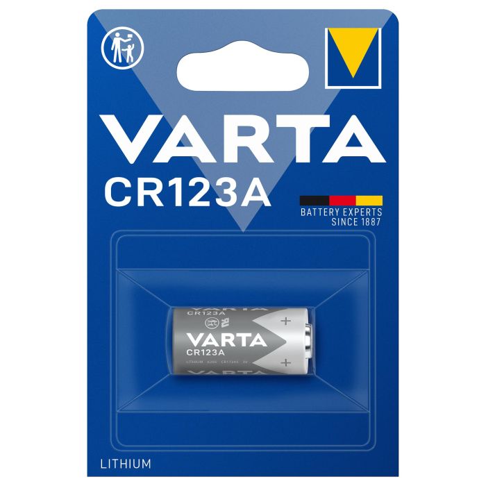 Varta CR123A Pila Litio 3V (1 Unidad) Ø17x34,5mm 1