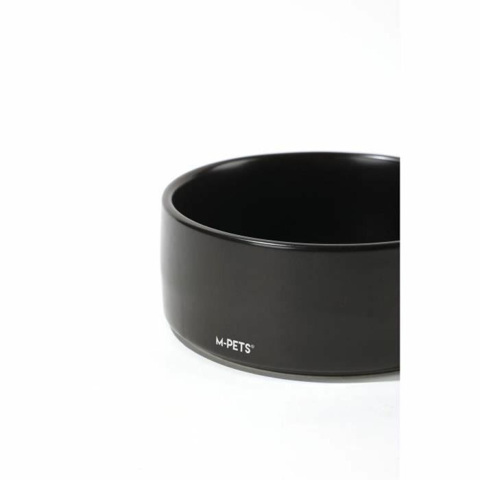 M Pets Cuencos de cerámica con soporte de bambú 2x350 ml OPERA Negro 1 M Pets Cuencos de cerámica con soporte de bambú 2x350 ml OPERA Negro 1