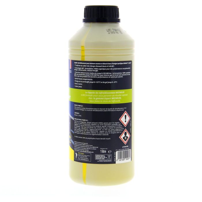Refrigerante - MICHELIN - Amarillo - Cumple con las normas RENAULT DACIA - 1 L 4