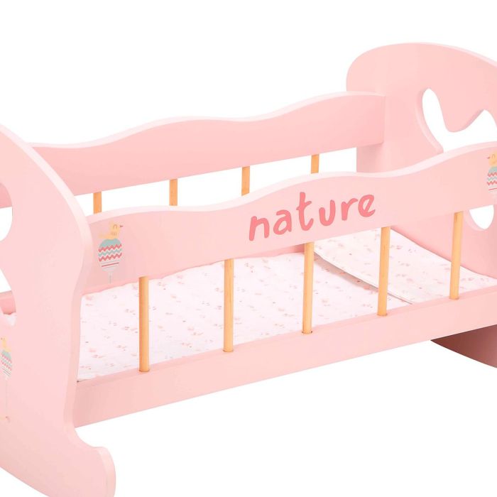 Muñecas Arias Cama Balancín Nature para Muñecas 50x39,5x29,5 cm (Edad +3 Años) 1 Muñecas Arias Cama Balancín Nature para Muñecas 50x39,5x29,5 cm (Edad +3 Años) 1