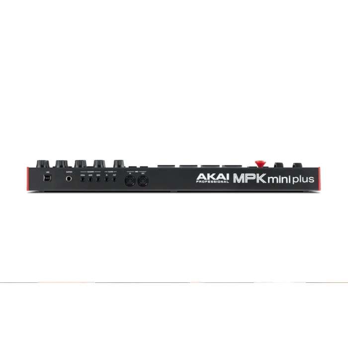 AKAI PRO MPK Mini Plus Controlador USB 37 Teclas Sensibles con Pads MPC, Pantalla OLED y Software Incluido 2