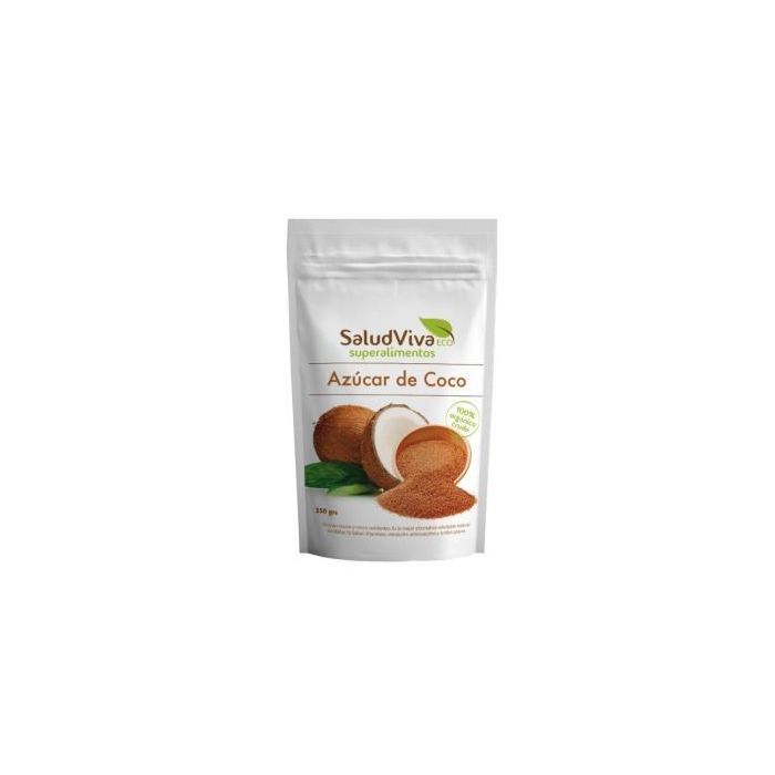 SALUD VIVA Azúcar de Coco Ecológico 250g Bio SG S/A Vegano con Minerales y Vitaminas