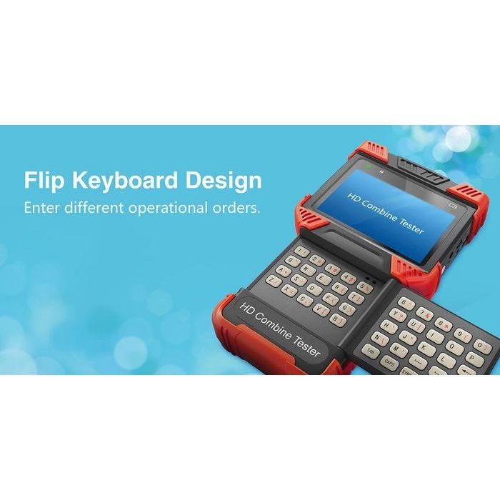 Ernitec Monitor de Prueba 4" 4K Wi-Fi HDCVI/AHD/TVI/CVBS DC12V Salida 12V 2A 6