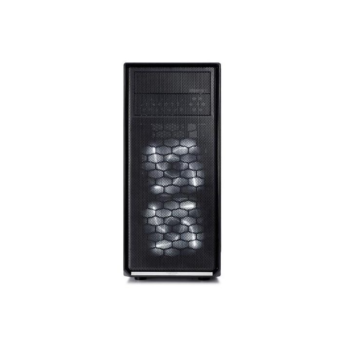 Fractal Design FD-CA-FOCUS-BK-W Caja PC Midi Tower Negra con Ventana Lateral y Ventiladores Frontales Iluminados en Blanco 4