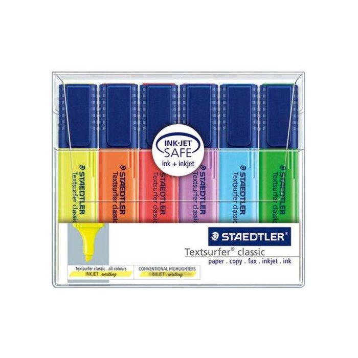 Staedtler Marcador Fluorescente Textsurfer Classic Colores Surtidos Blíster 6 Unidades