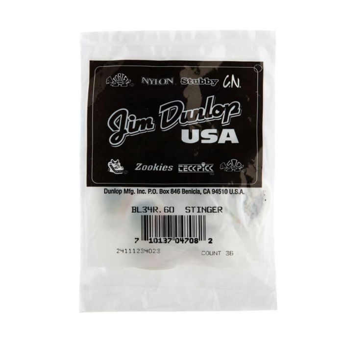 Dunlop Pack 36 Púas Graphic Artist Dirty Donny Ii Aguijón - 0.60 Mm 4