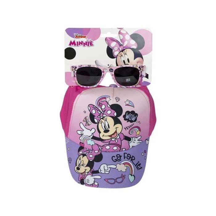 Gorra 53 cm y gafas de sol infantiles minnie 1