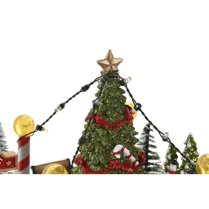 DKD Home Decor Ciudad de Navidad Tradicional Musical con Movimiento LED Multicolor Resina 22x18.5x22 cm Funciona con 3 Pilas AA 3 DKD Home Decor Ciudad de Navidad Tradicional Musical con Movimiento LED Multicolor Resina 22x18.5x22 cm Funciona con 3 Pilas AA 3