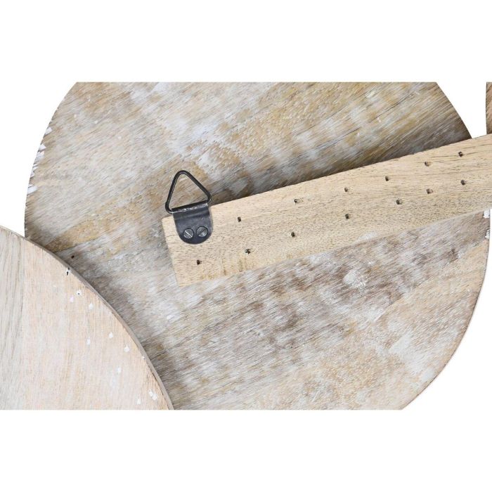 DKD Home Decor Decoración para Pared Estilo Indio de Mango, Colores Blanco y Marrón, 100 cm (Ancho) x 62 cm (Alto) 2