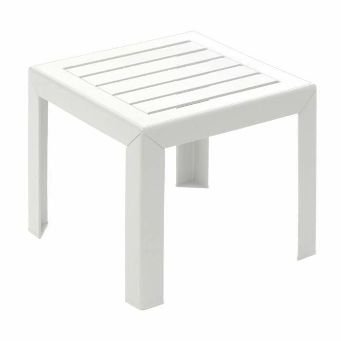 GROSFILLEX GRO3100033000309 Mesa de centro Miami Blanco 40x40 Resina