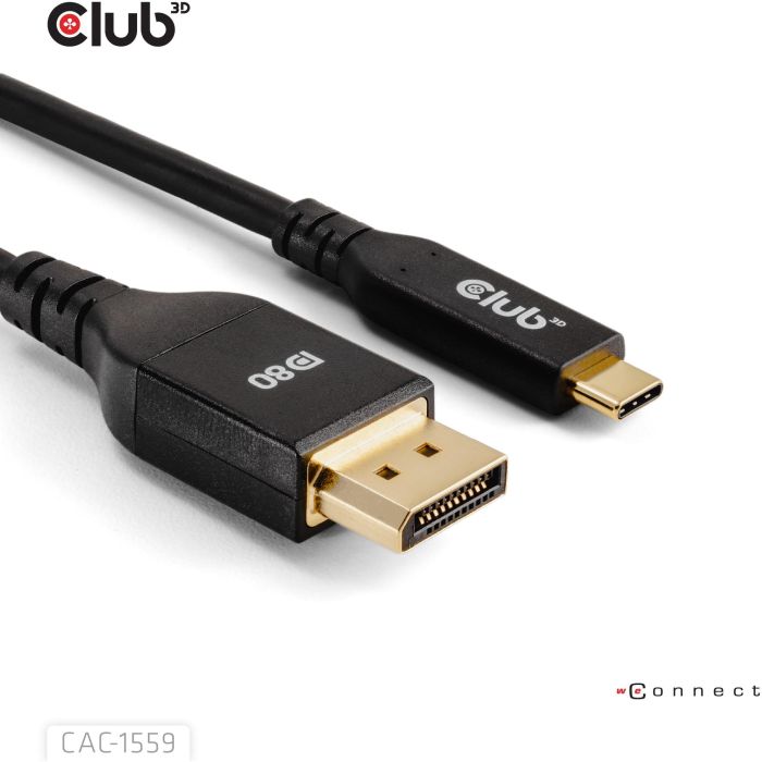 Club3D Kabel USB Tipo C a DisplayPort 2.1 Bidireccional VESA Certificado 10K 60Hz 1m 3 Club3D Kabel USB Tipo C a DisplayPort 2.1 Bidireccional VESA Certificado 10K 60Hz 1m 3