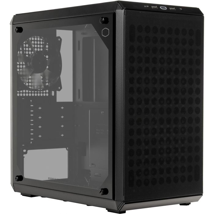 Cooler Master MasterBox Q300L V2 Caja de PC Mini Torre Negra Transparente 2