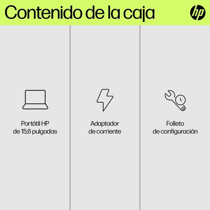 HP 15-fd0361ns Portátil Intel Core i5-1334U 13ª Gen 16GB DDR4 512GB NVMe SSD 15.6" FHD Iris Xe Graphics Windows 11 Home Wi-Fi 6 Plata 3 HP 15-fd0361ns Portátil Intel Core i5-1334U 13ª Gen 16GB DDR4 512GB NVMe SSD 15.6" FHD Iris Xe Graphics Windows 11 Home Wi-Fi 6 Plata 3