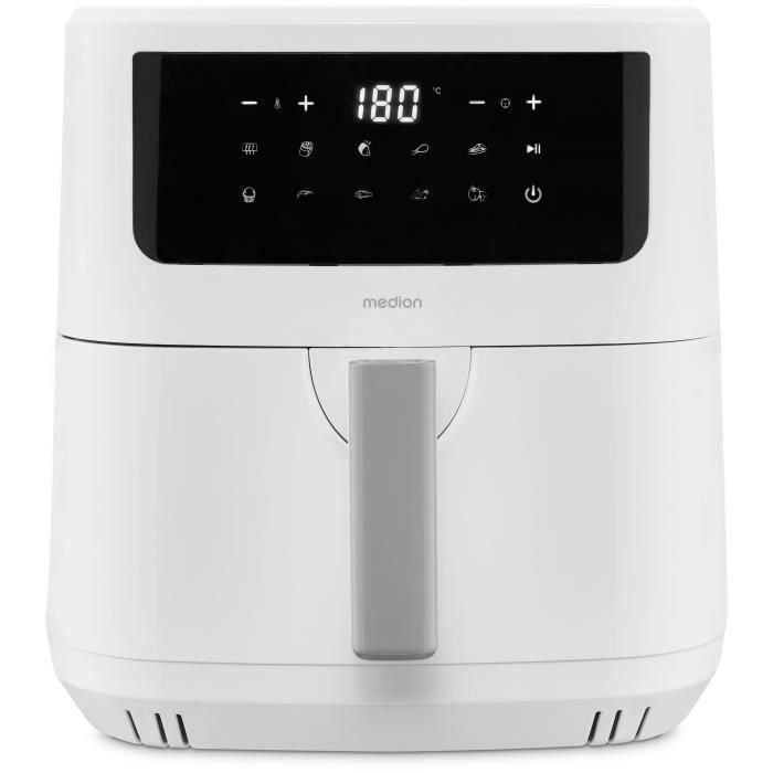 Medion 50073000 Freidora de Aire Caliente 2150W Pantalla táctil 9 Programas Blanca Medion 50073000 Freidora de Aire Caliente 2150W Pantalla táctil 9 Programas Blanca