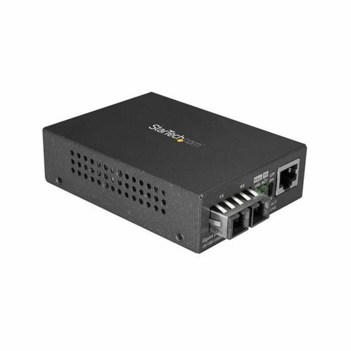 Conversor de RJ45 a Fibra Óptica Startech MCMGBSCSM10 1 Gbps Conversor de RJ45 a Fibra Óptica Startech MCMGBSCSM10 1 Gbps