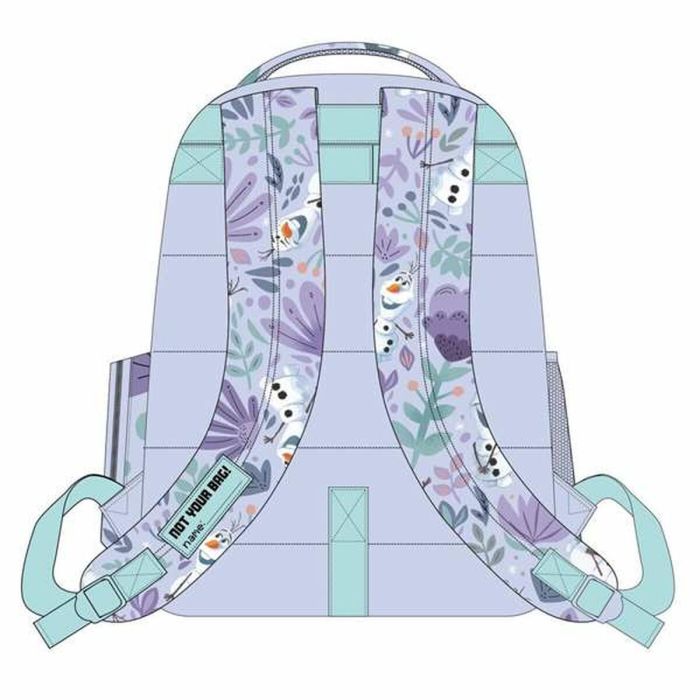 Mochila Escolar Frozen Lila 2