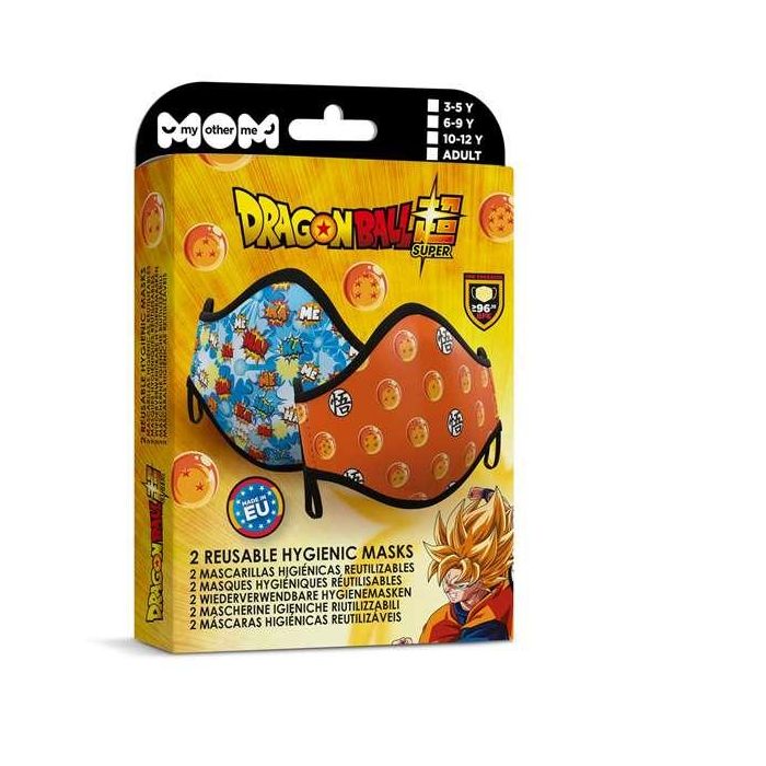 Dragon Ball Mask-2 Mascarilla Higiénica Premium Multicolor Niños 10-12 Años Dragon Ball Mask-2 Mascarilla Higiénica Premium Multicolor Niños 10-12 Años