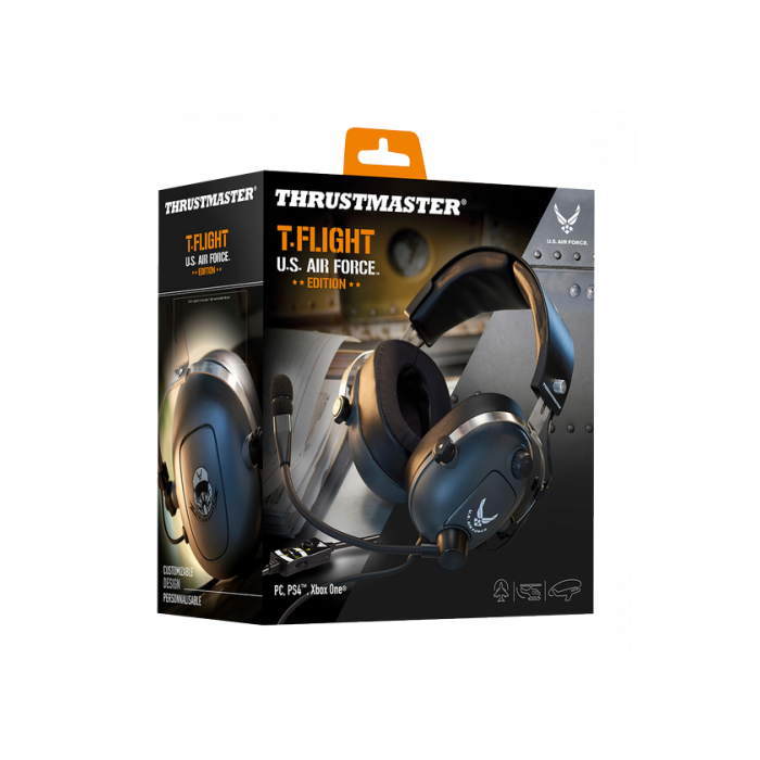 Thrustmaster T.Flight U.S. Air Force Edition Auriculares Gaming Diadema 3,5 mm Negro - 4060104 8 Thrustmaster T.Flight U.S. Air Force Edition Auriculares Gaming Diadema 3,5 mm Negro - 4060104 8